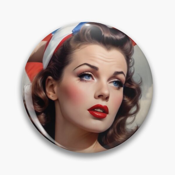 Item preview, French 1940s Pin‑Up Girl – Retro WWII Cabaret Glamour Photography Print designed and sold by MissSaylor.