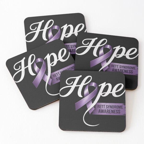 Item preview, Hope Purple Ribbon Rett Syndrome Awareness Support Month designed and sold by ConceptualVibes.