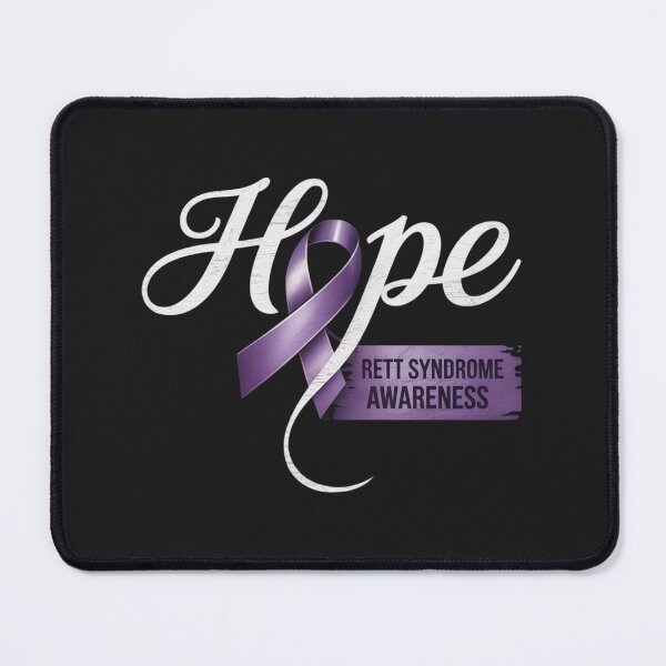 Item preview, Hope Purple Ribbon Rett Syndrome Awareness Support Month designed and sold by ConceptualVibes.