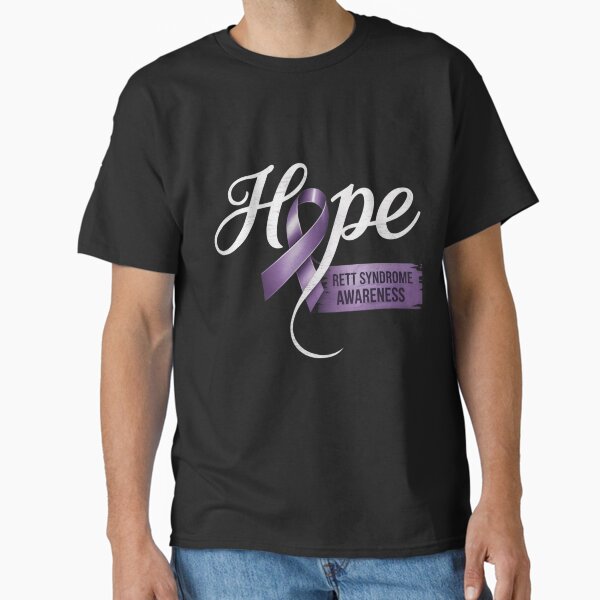 Item preview, Hope Purple Ribbon Rett Syndrome Awareness Support Month designed and sold by ConceptualVibes.