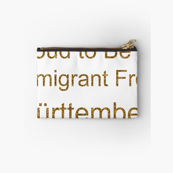 Item preview, PROUD TO BE AN IMMIGRANT FROM WÜRTTEMBERG SEQUIN designed and sold by TheIconSmith.