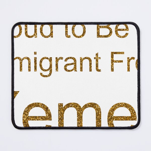 Item preview, PROUD TO BE AN IMMIGRANT FROM YEMEN SEQUIN designed and sold by TheIconSmith.
