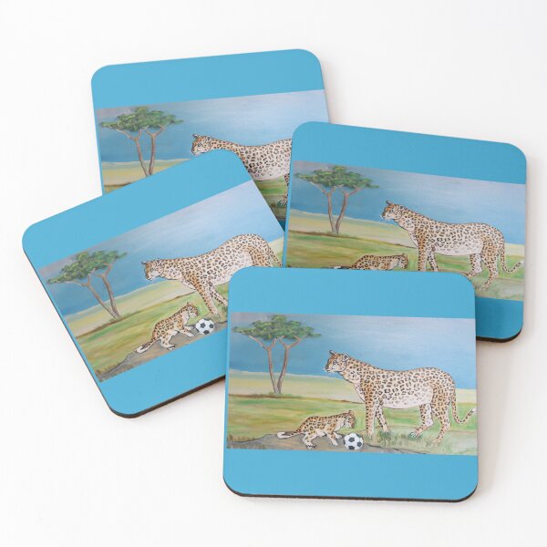 Item preview, Spotted Striker: Leopard's Game with a Cab Football designed and sold by annenambiro.