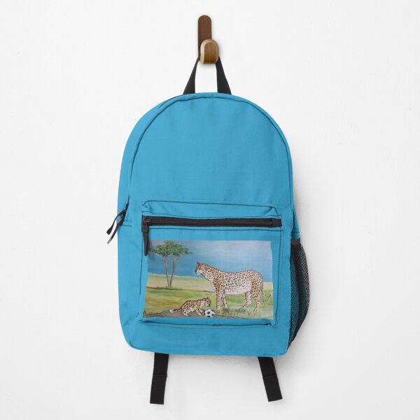 Item preview, Spotted Striker: Leopard's Game with a Cab Football designed and sold by annenambiro.