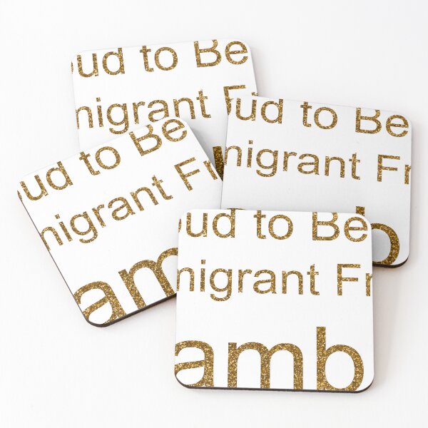 Item preview, PROUD TO BE AN IMMIGRANT FROM ZAMBIA SEQUIN designed and sold by TheIconSmith.