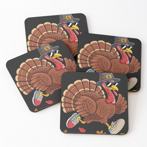 Item preview, Turkey Trot Funny Thanksgiving Day Running 5K Pilgrim designed and sold by ConceptualVibes.