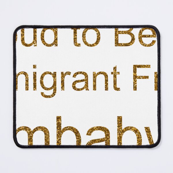 Item preview, PROUD TO BE AN IMMIGRANT FROM ZIMBABWE SEQUIN designed and sold by TheIconSmith.