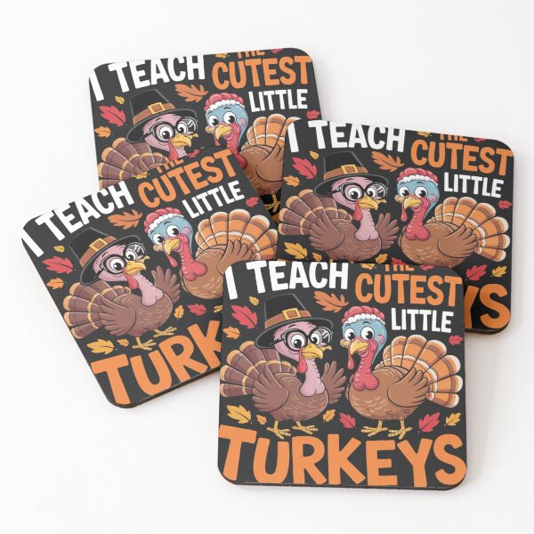 Item preview, Womens Thanksgiving I Teach The Cutest Turkeys designed and sold by ConceptualVibes.