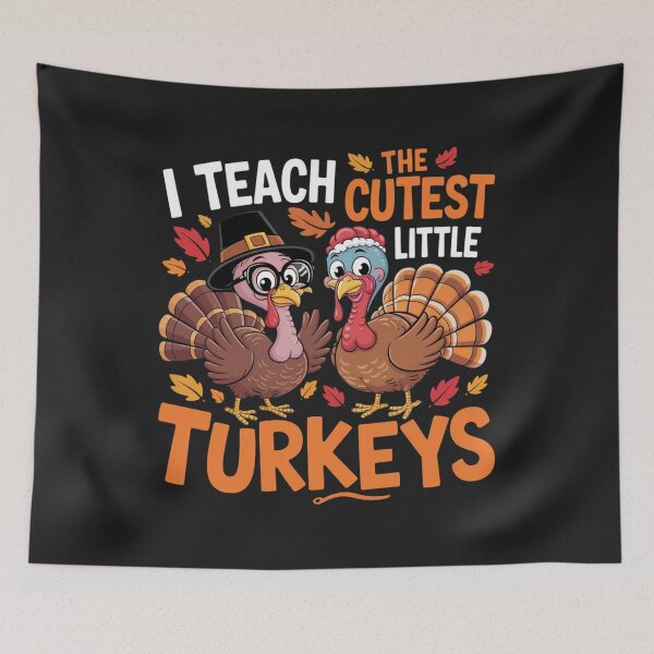 Item preview, Womens Thanksgiving I Teach The Cutest Turkeys designed and sold by ConceptualVibes.