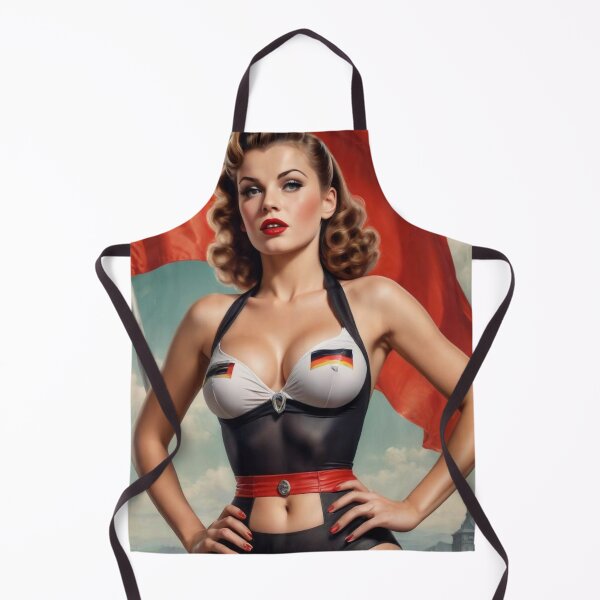 Aperçu de l'œuvre Pin-up allemandes des années 1950 – Affiche beauté et style vintage créée et vendue par MissSaylor.