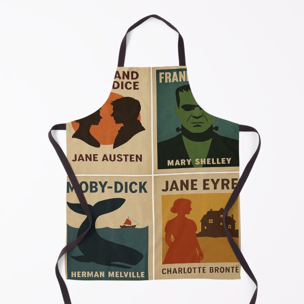 Item preview, Pride and Prejudice Vintage Book Cover Poster – Jane Austen Silhouette Art designed and sold by CLOZUMI.