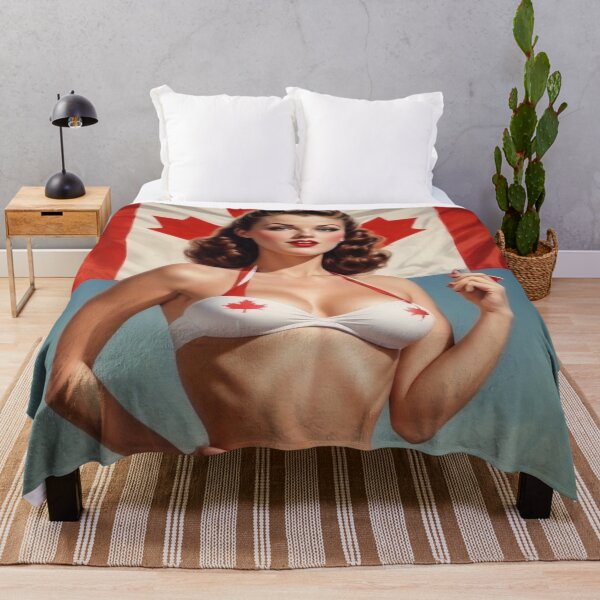 Item preview, Canadian 1940s Pin‑Up Poster – Vintage Military Era Beauty Photography designed and sold by MissSaylor.