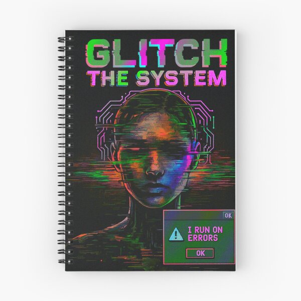 Item preview, Glitch the System – Cyberpunk Glitchcore AI Aesthetic designed and sold by WiktorMaciuszekArt.