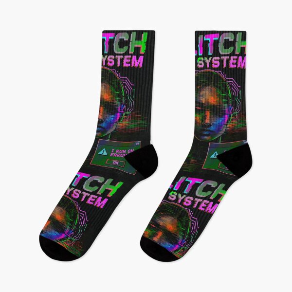 Item preview, Glitch the System – Cyberpunk Glitchcore AI Aesthetic designed and sold by WiktorMaciuszekArt.