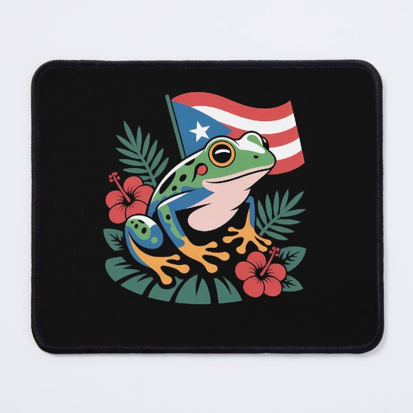 Item preview, Puerto Rico Culture Frog – Island Heritage Icon designed and sold by Stock4U.
