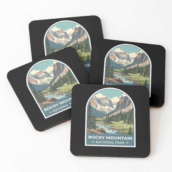 Item preview, Rocky Mountain National Park - Colorado - US Sticker designed and sold by TulipaGraphics.