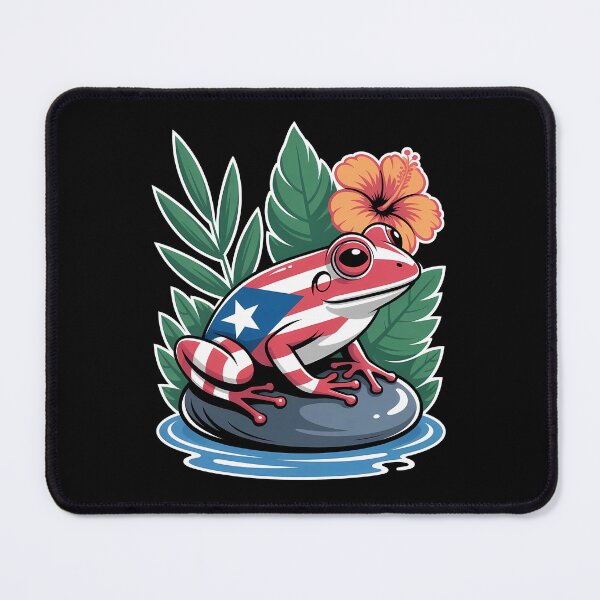 Item preview, Puerto Rico Culture Frog – Boricua Pride designed and sold by Stock4U.