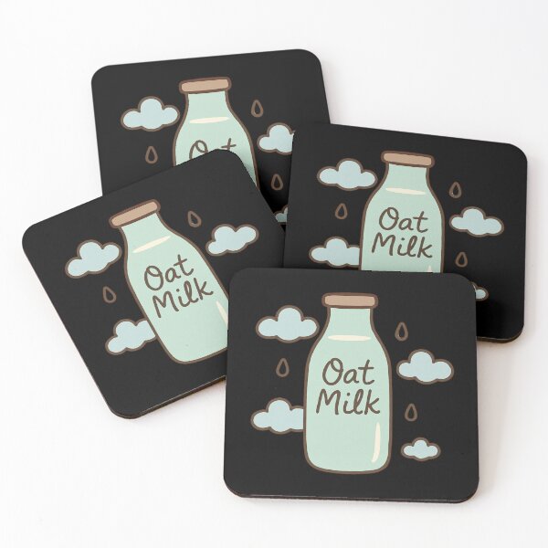Item preview, Oat milk in a glass bottle designed and sold by DamioPolArt.