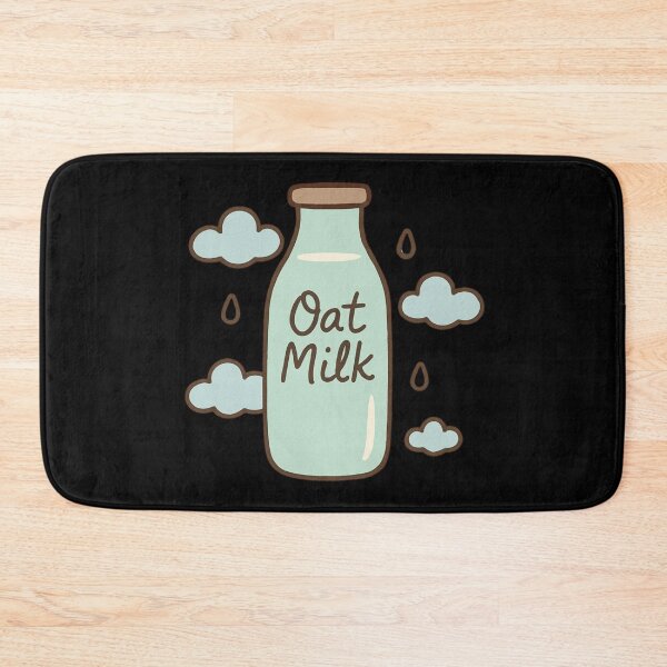Item preview, Oat milk in a glass bottle designed and sold by DamioPolArt.