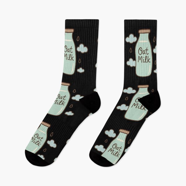 Item preview, Oat milk in a glass bottle designed and sold by DamioPolArt.