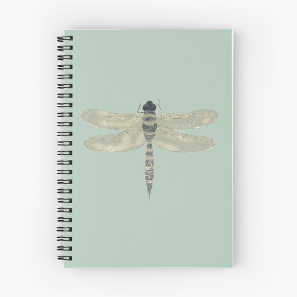 Item preview, Cute watercolor dragonfly with grey-silver wings designed and sold by Grin Katalina Floral Patterns & Cozy Art.