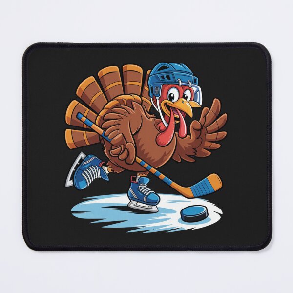 Item preview, Turkey Playing Ice Hockey Happy Thanksgiving Boys Turkey Day designed and sold by ConceptualVibes.