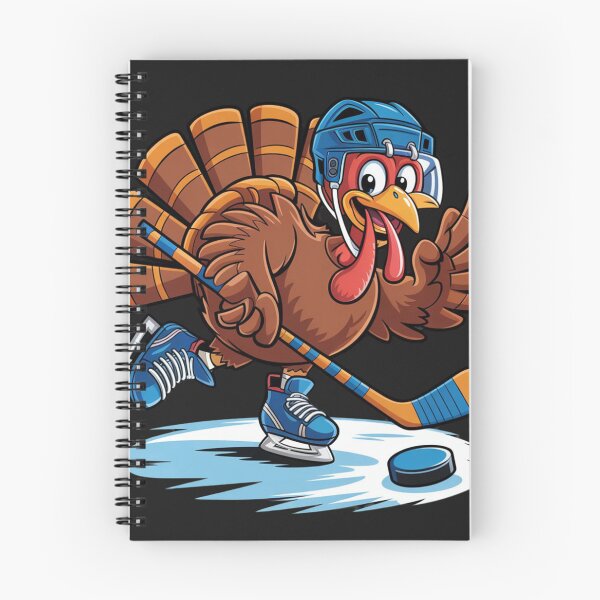 Item preview, Turkey Playing Ice Hockey Happy Thanksgiving Boys Turkey Day designed and sold by ConceptualVibes.