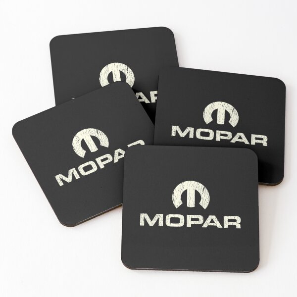 Item preview, Mopar - aged white print - distressed, shop worn finish designed and sold by retropetrol.