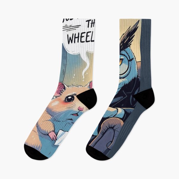 Item preview, Sad Hamster Therapy Session – “It’s Not Just About The Wheel” Funny Animal Art designed and sold by ArtivaNest.