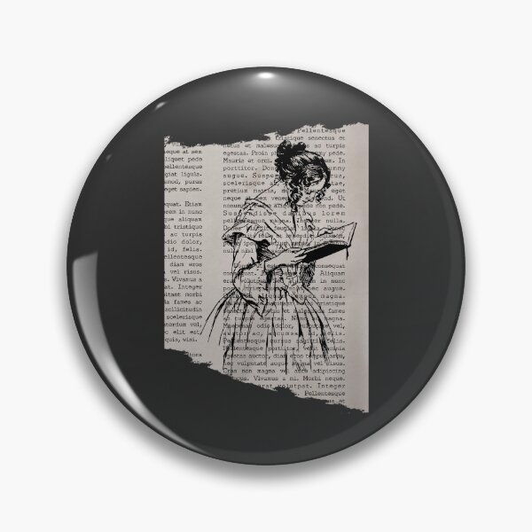 Item preview, Reader on vintage newspaper designed and sold by Neadoodles.