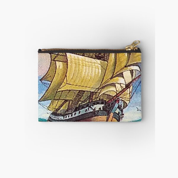 Item preview, Tanzania Old Sailing ships. Vintage postage stamp Tanzania, Battle ship, ancient sailing ship on the ocean, 1994 designed and sold by BlareBlare.