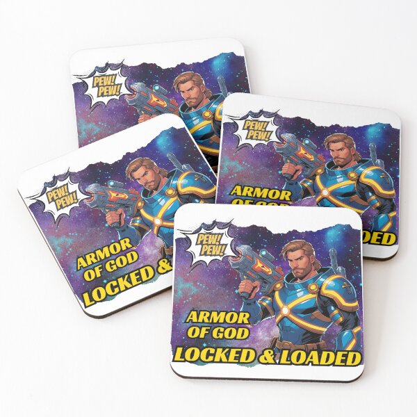 Item preview, Armor of God, Locked & Loaded. Pew! Pew! designed and sold by GiggleGooods.