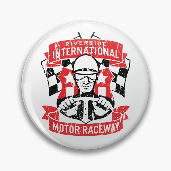 Item preview, 1957 Riverside Raceway emblem - vintage distressed look designed and sold by retropetrol.