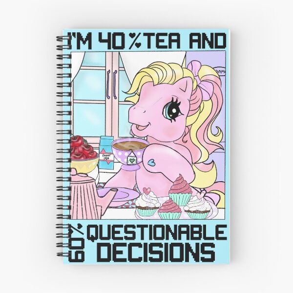 Item preview, I am 40% tea and 60% questionable decisions designed and sold by My Dreamy Nostalgia.