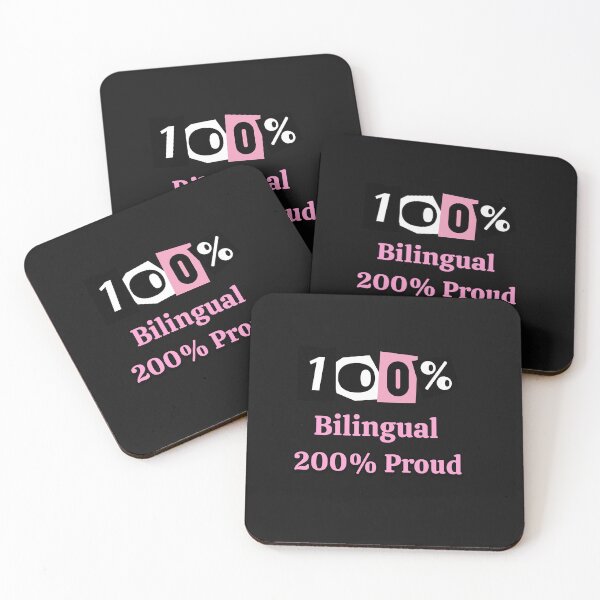 Item preview, 100% Bilingual, 200% Proud! designed and sold by MsUniqueTees.
