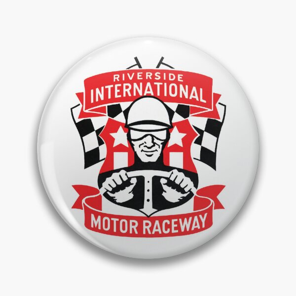 Item preview, First Riverside Raceway emblem (1957) designed and sold by retropetrol.