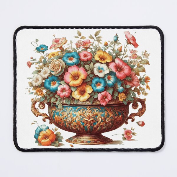 Item preview,  fantastic vintage washbowl with vibrant flowers designed and sold by nicnacc.