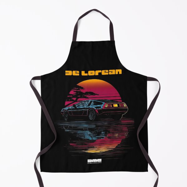 Item preview, DeLorean Neon Sunset – Synthwave 80s Icon Car designed and sold by Gaviani Design Studio.