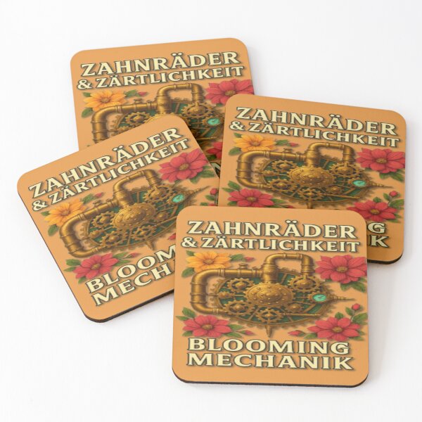 Item preview, Gears & Tenderness – Blooming Mechanics in Floral Precision designed and sold by FotoworldEdel.