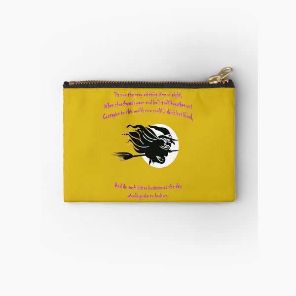 Item preview, Tis Now The Witching Time Of Night Shakespearean Quote Pink Text designed and sold by taiche.