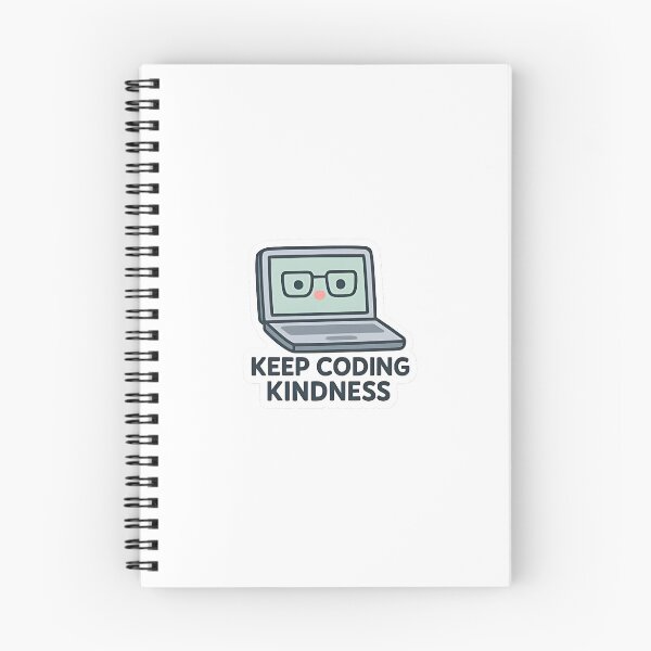 Artikelvorschau, Keep Coding Kindness Sticker – Programmierer Positivität entworfen und verkauft von RobinDoodles.