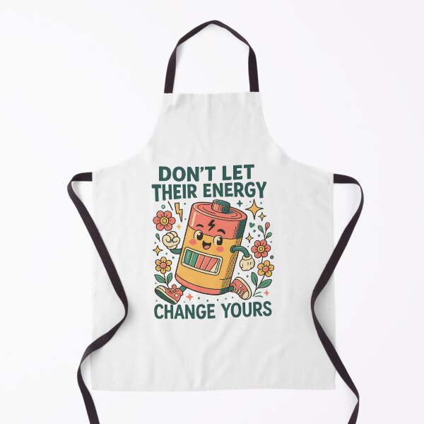 Item preview, Sarcastic Inspirational Don't Let Their Energy Change Yours saying Funny Retro Mental Health Positive Quote for Strong Women designed and sold by LuxeGraphix.