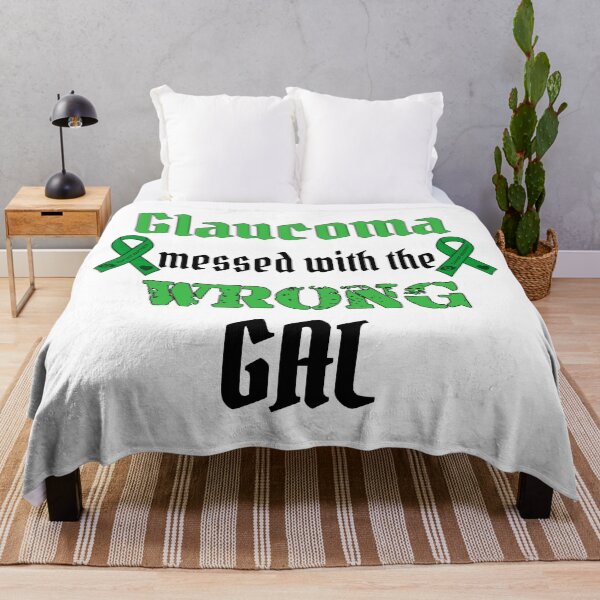 Item preview, Copy of Glaucoma Messed with the Wrong Gal – Vision Loss Grit designed and sold by Eyepatch-Jacks.