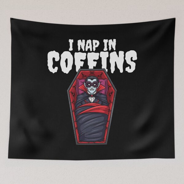 Item preview, I NAP IN COFFINS - VAMPIRE HALLOWEEN  designed and sold by KEF Custom.
