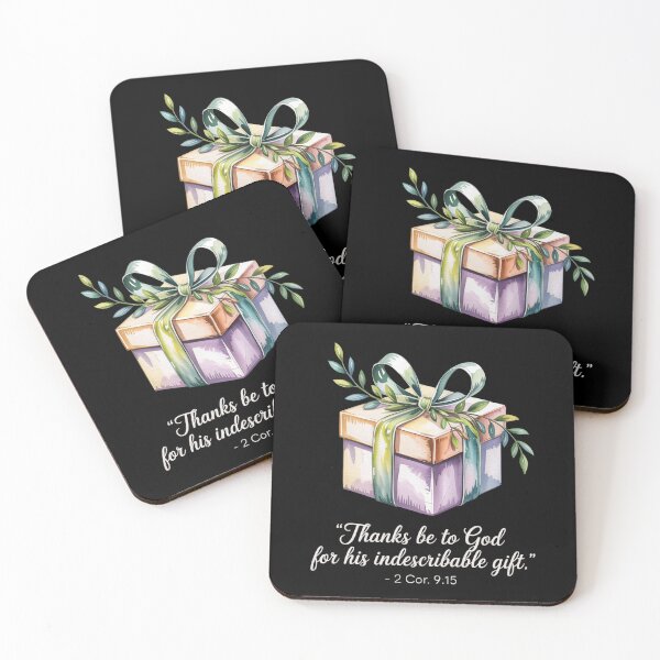 Item preview, Thanks Be to God – 2 Corinthians 9:15 designed and sold by theartfulaspie.