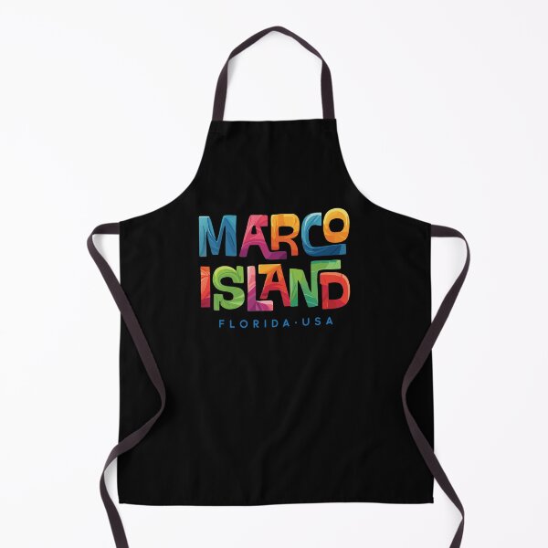 Item preview, Marco Island Florida Tropical Typographic Design designed and sold by Futurebeachbum.