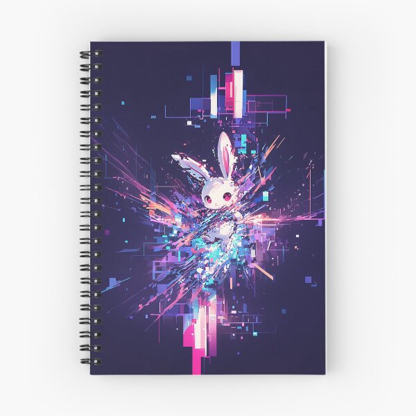 Item preview, Glitch Bunny with Digital Vibes designed and sold by Christian Weiss.