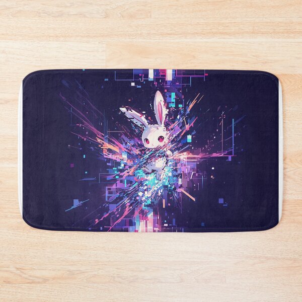 Item preview, Glitch Bunny with Digital Vibes designed and sold by Christian Weiss.
