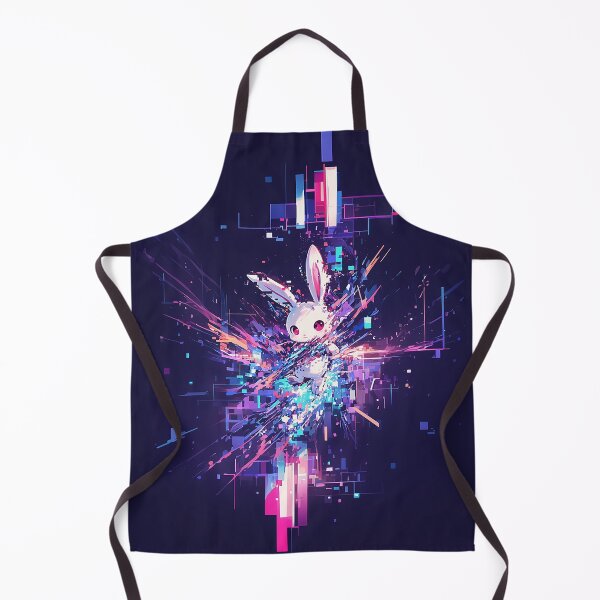 Item preview, Glitch Bunny with Digital Vibes designed and sold by Christian Weiss.