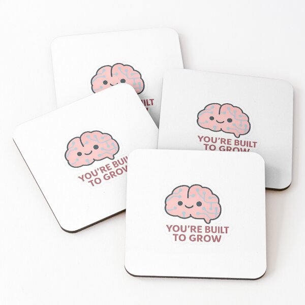 Item preview, You’re Built to Grow Brain Sticker – Growth Mindset Motivation designed and sold by RobinDoodles.